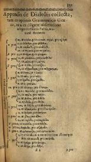 Μιχαὴλ Ἀποστόλης (Ἀποστόλιος). Clavis Homerica, sive Lexicon... Proverb. Graec. & Lat...., Ρότερνταμ, Arnold Leers, 1662.