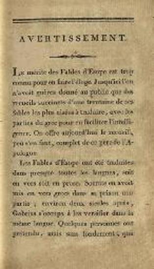 Ésope en trois langues, ou concordance de ses fables avec celles de Phèdre,, Faerne, Desbillons, de Lafontaine, et autres célèbres Fabulistes françois, Παρίσι, Leprieur, 1803.