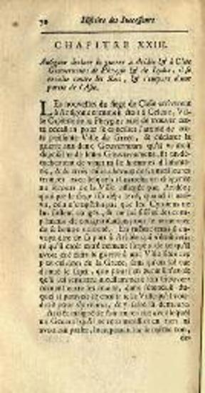 Διόδωρος Σικελιώτης. Histoire des Successeurs D’Alexandre le Grand..., Λουξεμβοῦργο, André Chevalier, 1705.