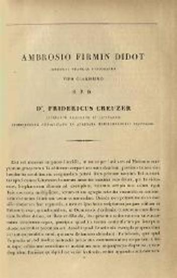 Πλωτίνος. Plotini Enneades cum Marsilii Ficini interpretatione castigata iterum ediderunt… Primum accedunt Porphyrii et Procli…, Παρίσι, Firmin-Didot et Sociis, 1896.