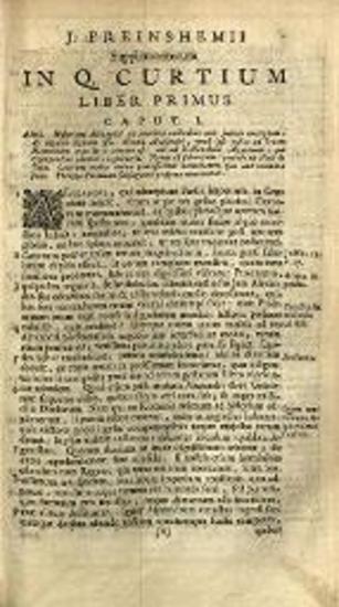 Quintus Curtius Rufus. Alexander Magnus et in illum Commentarius, Οὐτρέχτη, Franciscus Halmam, 1693.