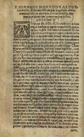 Ἰωάννης ὁ Χρυσόστομος. D. Ioannis Chrysostomi... Aureum Commentarium in Euang. Matthaei opus, hactenus inscriptum..., Ἀμβέρσα, in aedibus Ioannis Steelsii, 1548.