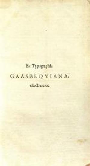 Ἐπίκτητος. Epicteti Enciridium... Cebetis Thebani tabula... ex recensione Abrahami Berkelii... accedunt notae Wolfii, Casauboni, Λέιντεν/ Ἄμ-στερνταμ, ex officinâ Danielis, Abrahami & Adriani à Gaasbeen, 1670.