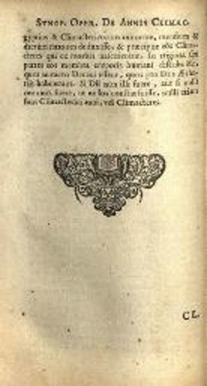 Claudius Salmasius. Claudii Salmasii De annis climactericis et Antiqua Astrologia Diatribae..., Λέιντεν, ex officinâ Elzeviriorum, 1648.