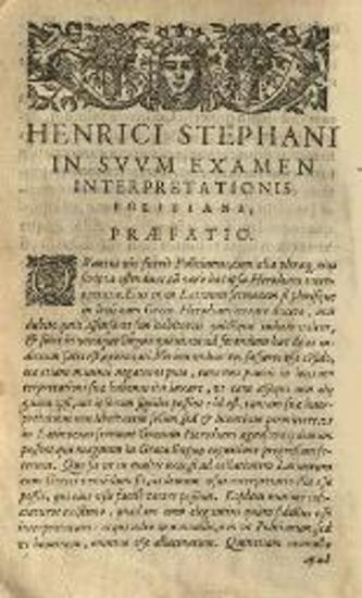 Ἡρωδιανός. Ἡρωδιανοῦ Ἱστοριῶν Βιβλία..., Cum Angeli Politiani interpretatione... Hnerici Stephani... Zosimi Comitis Historiarum Herodianicas subsequentium libri duo..., Λυών, Petrus Ravaud, 1624.