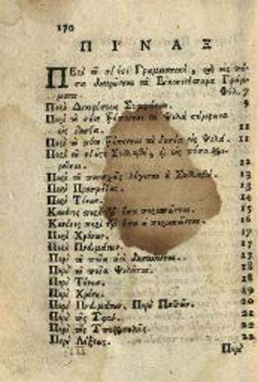 Γεώργιος Σουγδουρῆς. Ἐπιτομὴ Γραμματικῆς συντεθεῖσα εἰς χρῆσιν τῶν φιλομαθῶν..., Βενετία, Ἀντώνιος Βόρτολις, 1763.