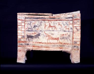 Μυκηναϊκή πήλινη λάρνακα, β΄ όψη