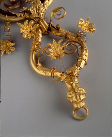 Λεπτομέρεια χρυσού διαδήματος