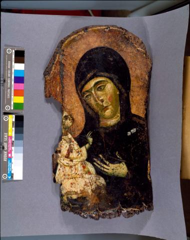 τοιχογραφία Θεοτόκος με Ιησού