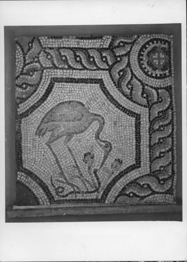 Τμήμα ψηφιδωτού δαπέδου από τη βασιλική Ιλισού