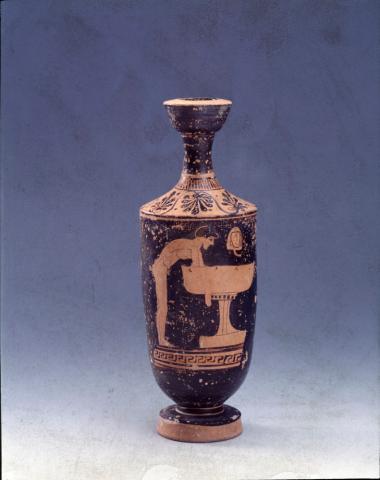 Πήλινη ερυθρόμορφη λήκυθος, ζ. του Bowdoin