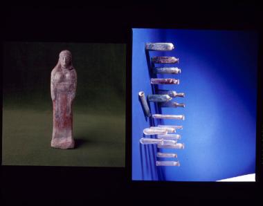 Πήλινο ειδώλιο γυναικείας μορφής