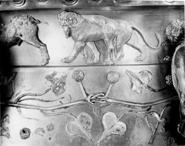 Ο κρατήρας του Δερβενίου, διακόσμηση λαιμού