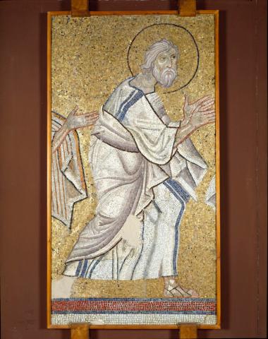 Ο απόστολος Ανδρέας από την παράσταση της Θείας Κοινωνίας, ψηφιδωτό