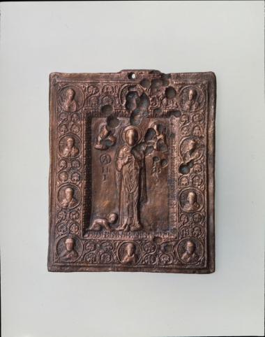 Χάλκινο εικονίδιο του Αγίου Νικολάου