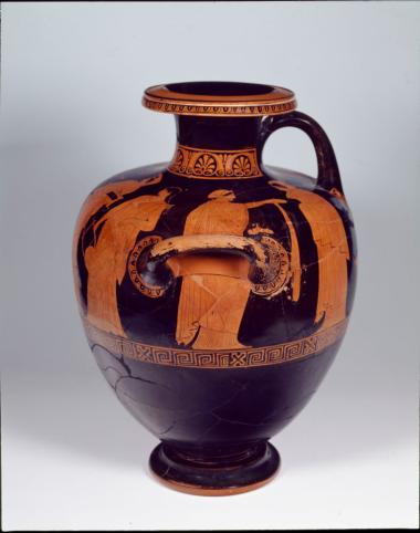 Ζ. του Πηλέα. Αττική ερυθρόμορφη υδρία.
