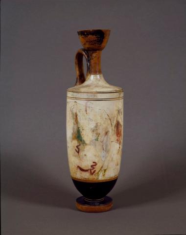 Λευκή λήκυθος. Χαρώνεια παράσταση. Ζ. του Sabouroff.