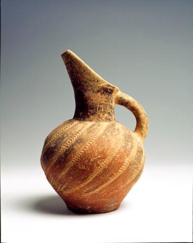 Ραμφόστομη μινωική πρόχους, ρυθμού barbotine.