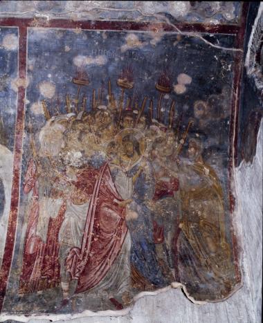 Τοιχογραφία, η Προδοσία.