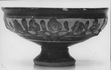 Αττική μελανόμορφη κοτύλη-κύλικα