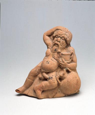 Ειδώλιο ανακεκλιμένου γέρου Σειληνού