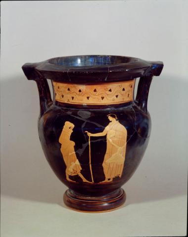 αττικός ερυθρόμορφος κιονωτός κρατήρας