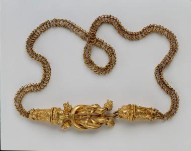 χρυσό διάδημα με ηράκλειον άμμα