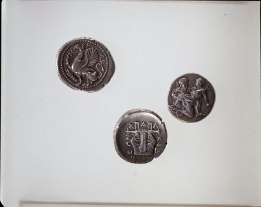 Αργυρός στατήρας.