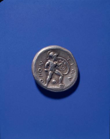 Αργυρός στατήρας Οπουντίων Λοκρών.