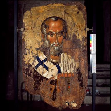 Αμφιπρόσωπη εικόνα Αγίου Νικολάου, β΄ όψη