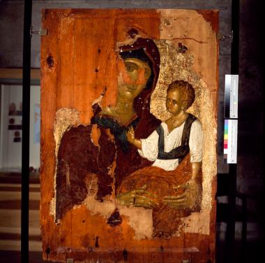 Αμφιπρόσωπη εικόνα Παναγίας Οδηγήτριας, α΄ όψη