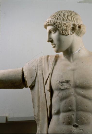 O Απόλλωνας από το Δυτικό αέτωμα του ναού του Δία