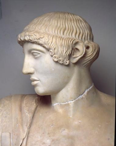 O Απόλλωνας από το Δυτικό αέτωμα του ναού του Δία