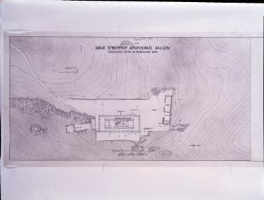 Ναός Επικουρίου Απόλλωνα. Σχέδιο-αρχαιολογικός χάρτης του περιβάλλοντος χώρου