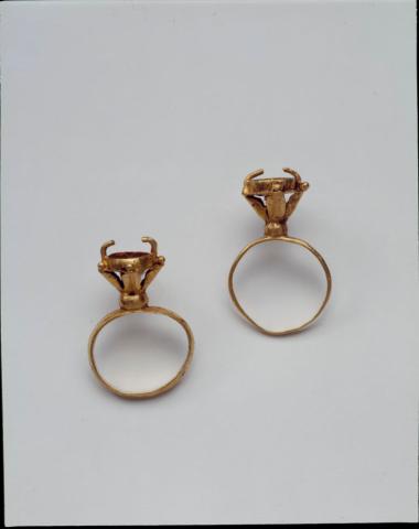 Δύο όμοια χρυσά δαχτυλίδια.