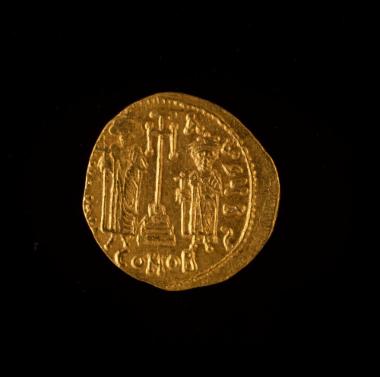 Χρυσό βυζαντινό νόμισμα του Κώνσταντος Β΄
