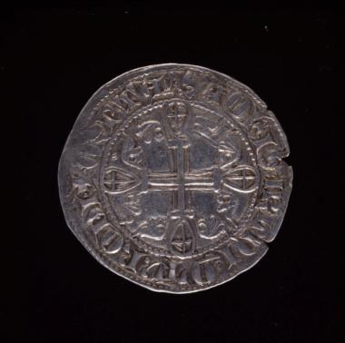 Αργυρό νόμισμα (giliato) του Μεγάλου Μαγίστρου Helion de Villeneuve