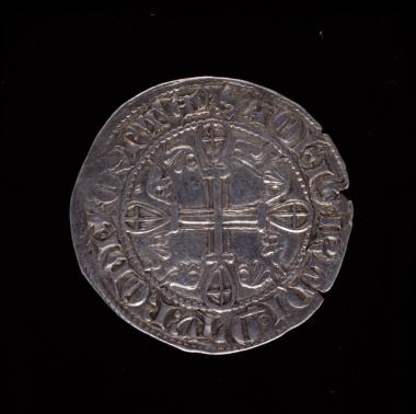 Αργυρό νόμισμα (giliato) του Μεγάλου Μαγίστρου Helion de Villeneuve