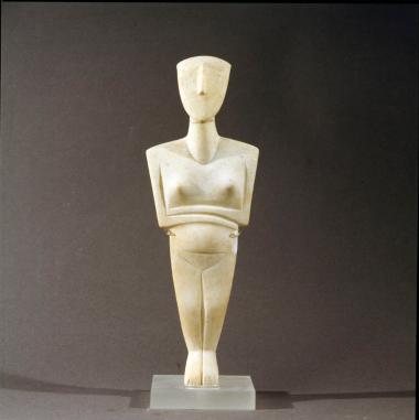 Μαρμάρινο πρωτοκυκλαδικό ειδώλιο