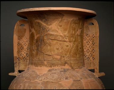 Πίθος της Μυκόνου, λεπτομέρεια λαιμού