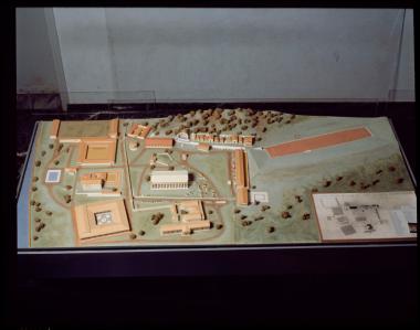 Μακέτα αρχαιολογικού χώρου Ολυμπίας.