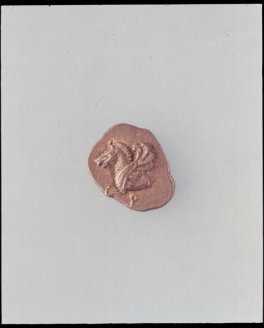 Αργυρό νόμισμα Κορίνθου (α΄ όψη)