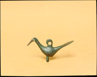 Χάλκινο πτηνόμορφο περίαπτο