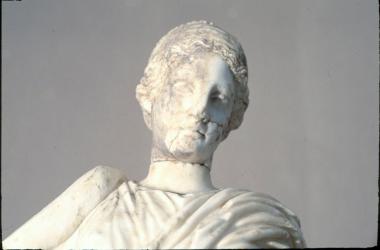 Κεφαλή αγαλματίου της Υγιείας, κόρης του Ασκληπιού.