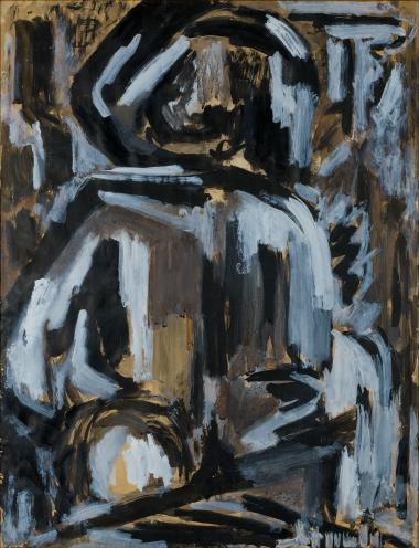 Φιγούρα σε μαύρο