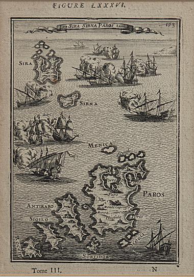 Isle de Sira, Sirna, Paros [Τα νησιά Σύρος, Σύρνα και Πάρος]