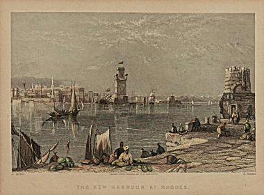 The New Harbour at Rhodes [Το νέο λιμάνι στη Ρόδο]