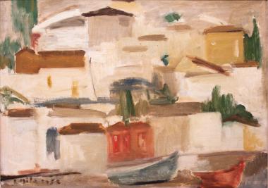 Λιμάνι με σπίτια