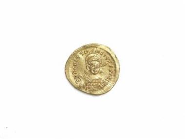 Χρυσός σόλιδος, Αναστασιος Α'. Νομισματοκοπείο: Κωνσταντινούπολις.