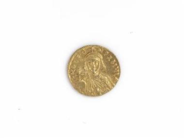 Χρυσός σόλιδος, Λέων Γ' Ίσαυρός. Νομισματοκοπείο: Κωνσταντινούπολις.